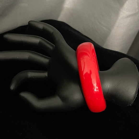 Red Bangle Bracelet - Picture 4 of 5
